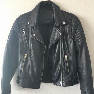 All Saints Papin Leather Jacket